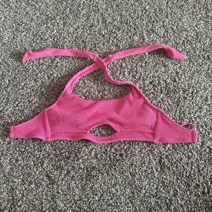 Shade & Shore Pink Bikini Top